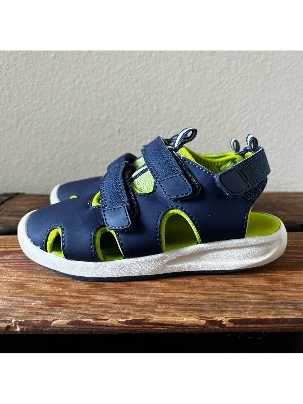 Cat & Jack Hank Toddler Fisherman Sandals Navy Blue Size 11